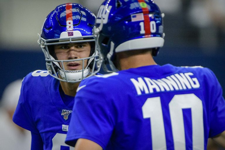 Daniel Jones, Eli Manning, Giants