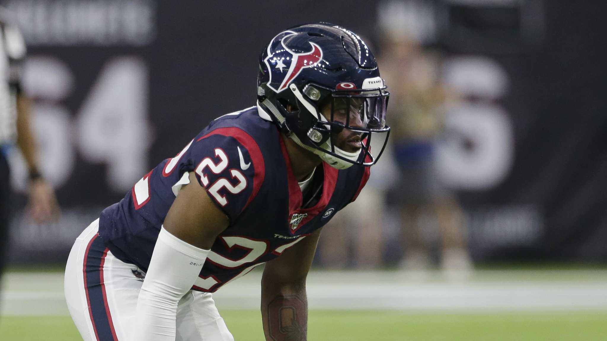 Texans CB Gareon Conley (AP Photo/Michael Wyke)