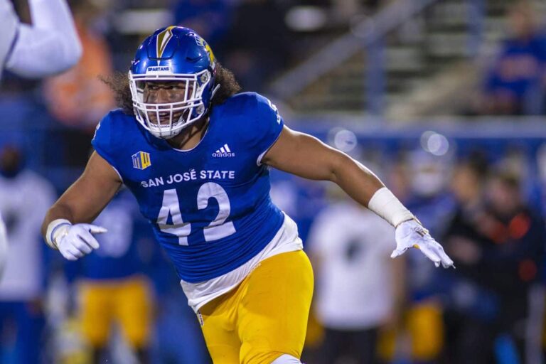 Cowboys draft San Jose State DE Viliami Fehoko Jr. with the 129th pick