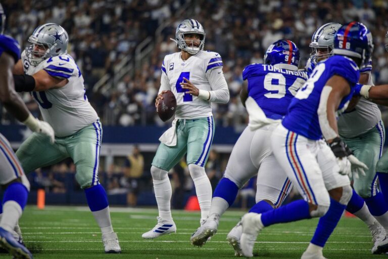  Cowboys own huge advantage in all-time record against Giants