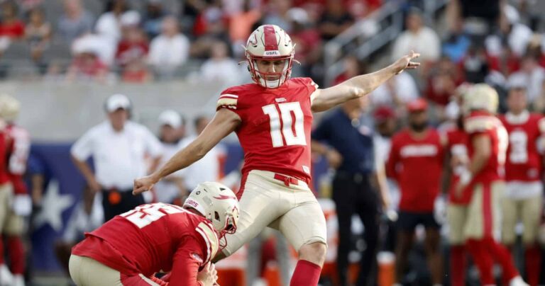 Cowboys sign USFL kicker Brandon Aubrey to compete for job