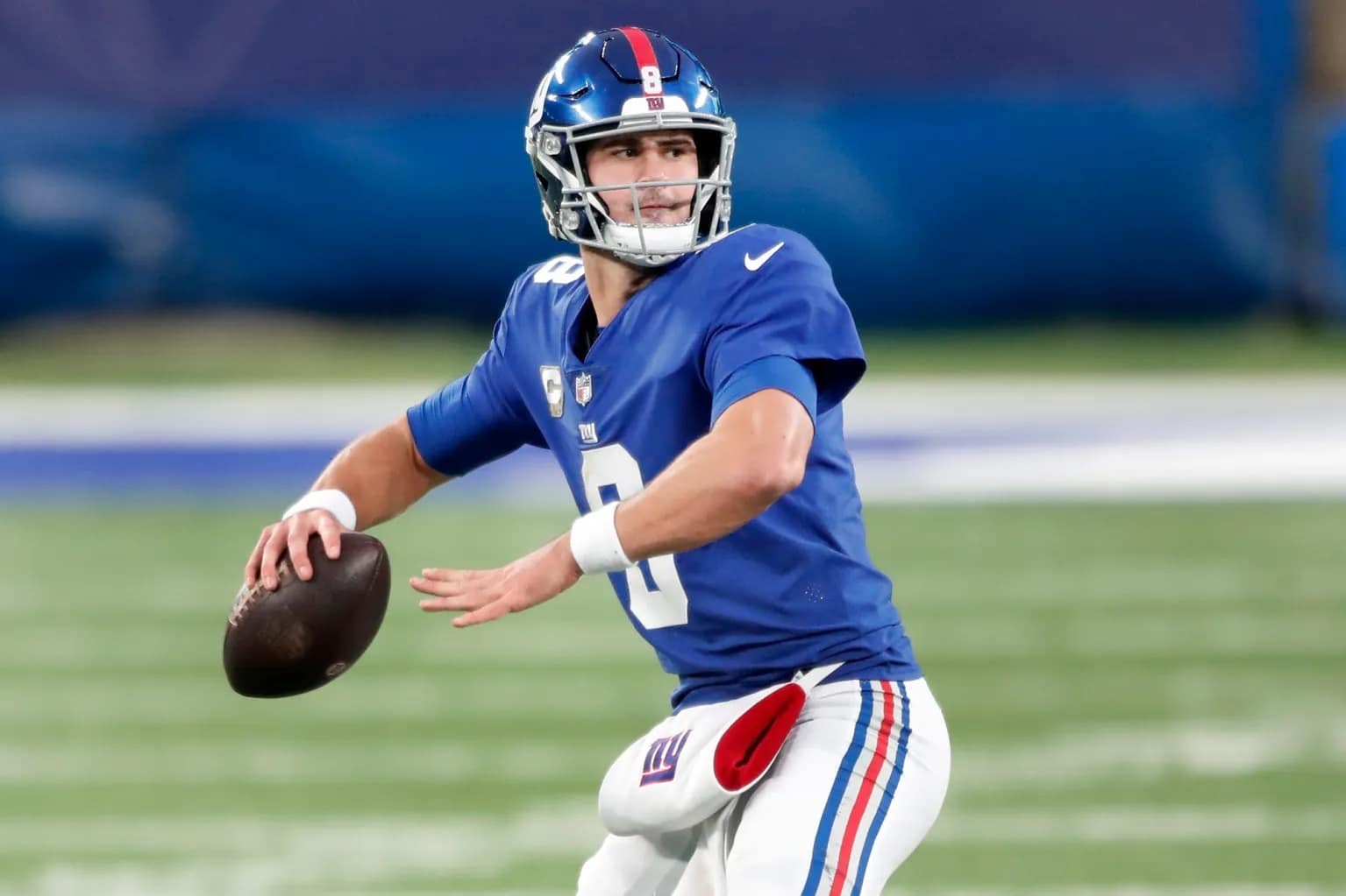 New York Giants quarterback Daniel Jones.