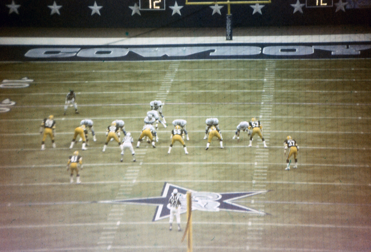 1984 preseason game = Packers at Cowboys- photo by Richard Paolinelli