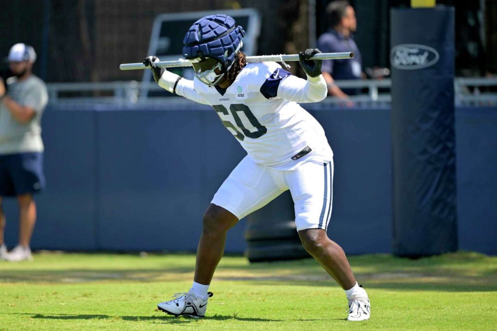 The Cowboys' starting offensive line is beginning to take shape